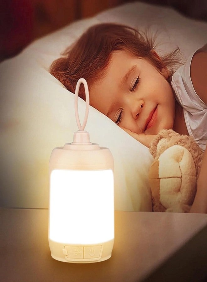 TCKW Portable Outdoor Night Light | USB Rechargeable LED Camping Lantern | Adjustable Warm & White Light Modes | Lightweight Emergency & Tent Lighting for Hiking, Bedside, and Power Outages - Image 5